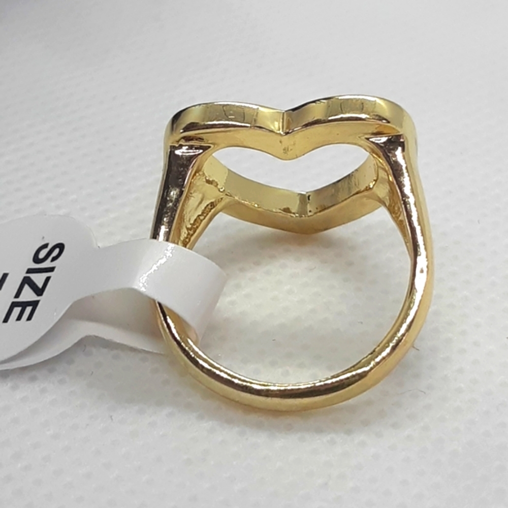 NWOT Red Gold Heart Ring - Picture 4 of 5